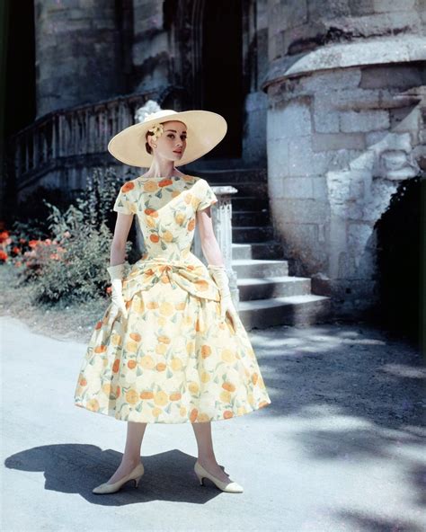 audrey hepburn flower dress